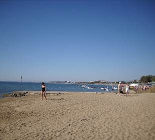 Toller, weitläufiger Sandstrand