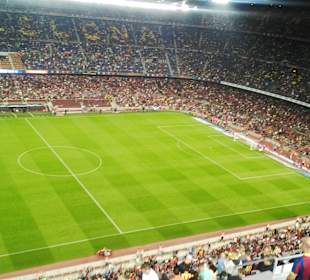 Camp Nou during a match