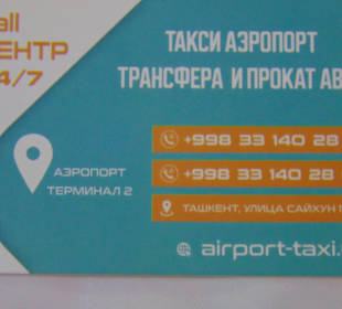 Taxi Airport Tashkent