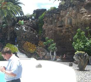 Aufgang zum oberen Bereich