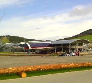 Die Talstation der Ettelsberg-Seilbahn