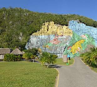 Ganz alleine vor dem Touristen-Highlight 