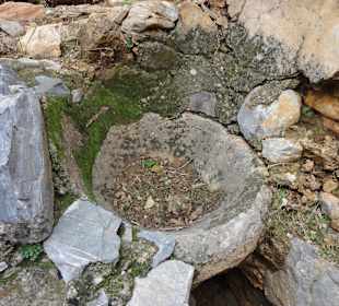 Kaltwasser Schale in Bad