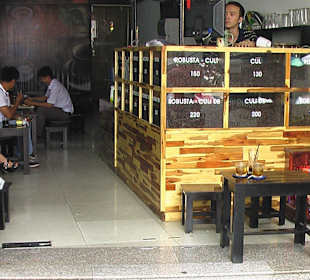 Morgens ist immer viel los