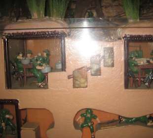 Modell des Tunnelsystems von Cu Chi.