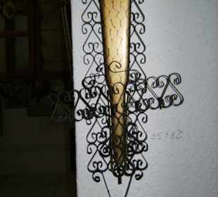 Unser schmiedeeiserner Wandkerzenhalter