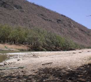 Wadi während der Trockenzeit