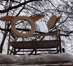 Deko des Weihnachtsmarktes