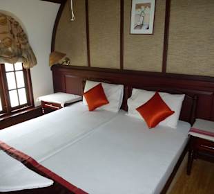 Schlafzimmer im Hausboot