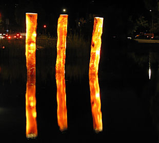 Piano-See, Lichtkunst: “Lichtträger”