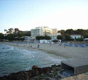 Son Moll Bucht am Abend