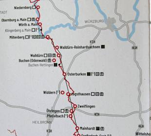 Lauf des Limes,Hessen + Baden-Württemberg