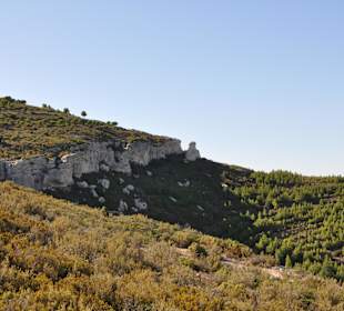 Felsformation der Montagne de la Canaille