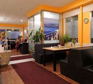 Blick in die Gasträume des Restaurant Athene