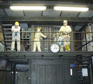 Aufzug zum Besucherbergwerk