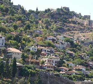 Imposante Aussicht zur Burg