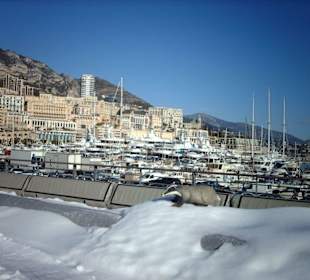 Schnee in Monaco