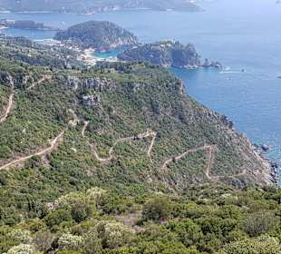 Wandern Paleokastritsa