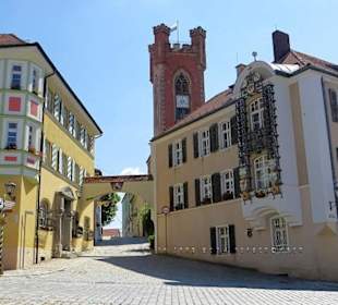 In der malerischen Altstadt von Furth im Wald.