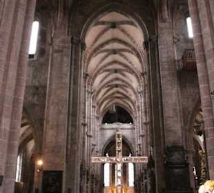 Blick vom Zelebrationsaltar