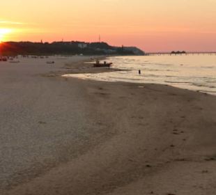 Restaurant Seebrücke Ahlbeck - Sonnenuntergang