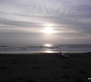  herrlicher Sonnenuntergang am Lindabeac