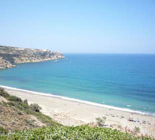 Aussicht zum Komos Beach