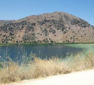 Der einzige Süsswassersee auf Kreta