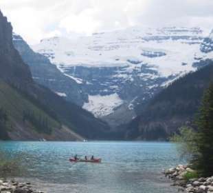 Lake Louise mit Victoria Gletscher