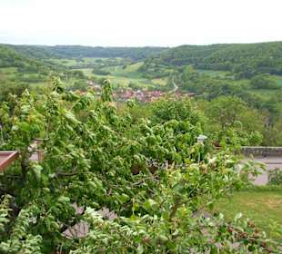Blick von Langenburg ins Jagsttal