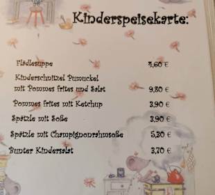 Speisekarte Stand: 09/2023