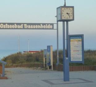 Aufgang zum Stand Trassenheide