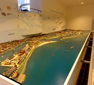 Diorama des Hafens
