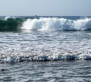 Brandung an der Playa del Inglés- einmal wild