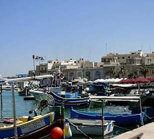 W porcie Marsaxlokk.