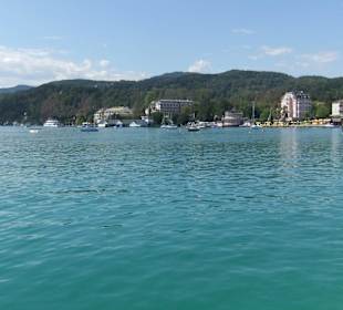 Seepromenade Pörtschach, Blick auf den Wörthersee