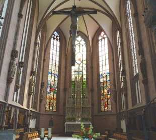Der hohe gotische Chorraum