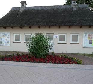 Shops and Restaurants at Sea Front in Dahme