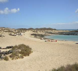 Badebucht auf der Insel