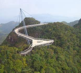 Plattform auf der Spitze des Berges