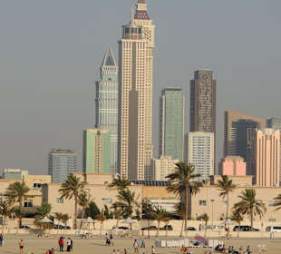 Jumeirah Beach - Blick auf Skyline