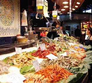 La Boqueria am Ramblas