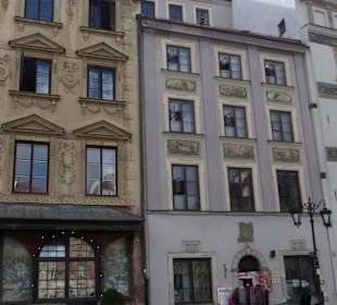 Schön restaurierte Häuser