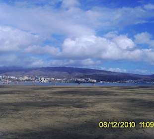 Strandsituation Maspalomas Gran Canaria