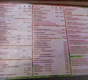 Speisekarte