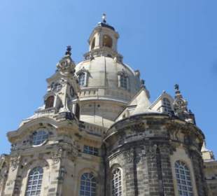 Die Frauenkirche, ein Wahrzeichen von Dresden