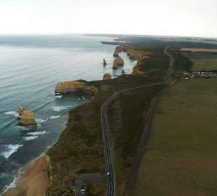 12 Apostel vom Helikopter aus