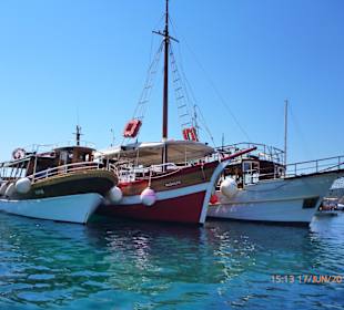 Am Meer an der Insel Lopud