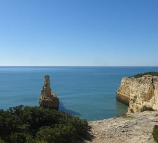 Die Praia da Morena mit dem sogenanntem U-Boot