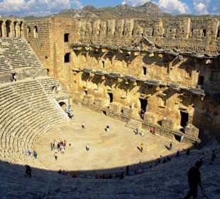 Aspendos An/Abfahrt Landschaft